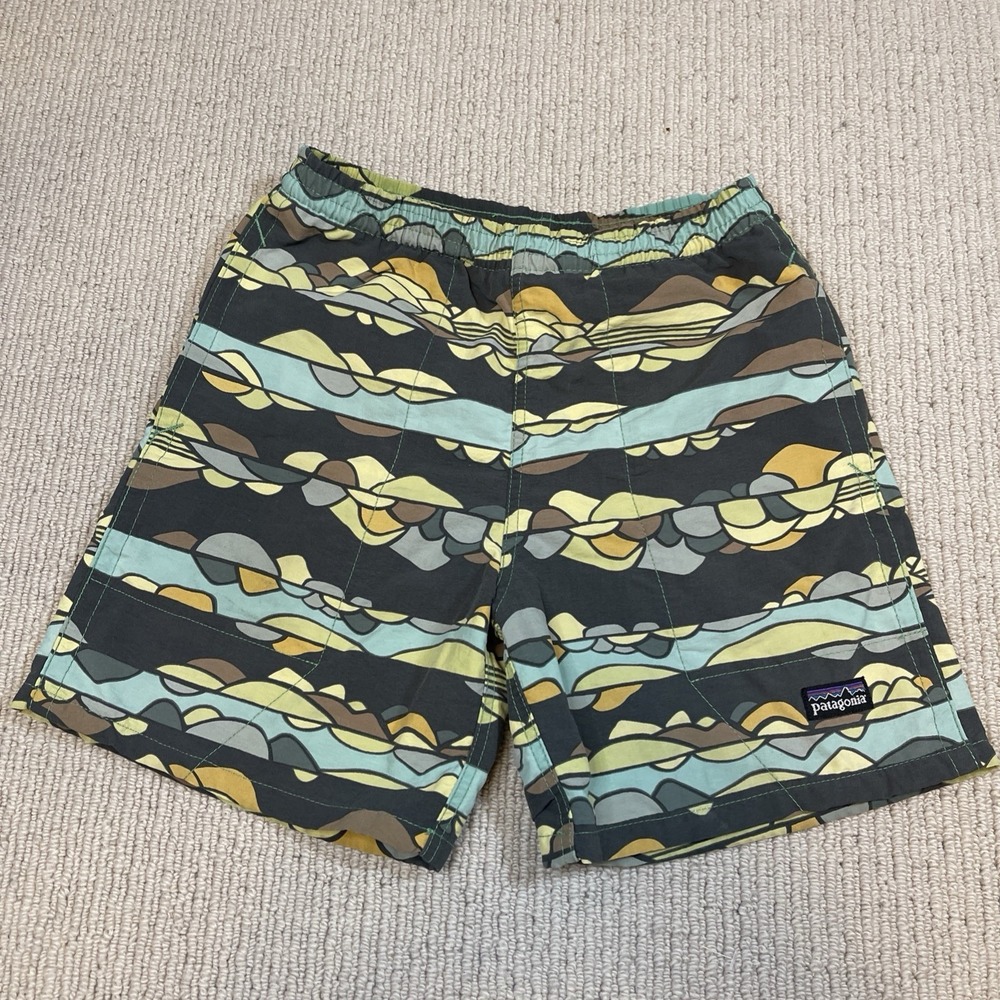 Patagonia Baggies Boys Swim Shorts Trunks Pool Swim Size XS (5-6)
